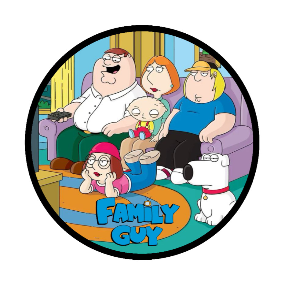 Family Guy "LR" – 4" Handmade Vinyl Decal Vehicle Laptop Cooler Decor Tumbler 26