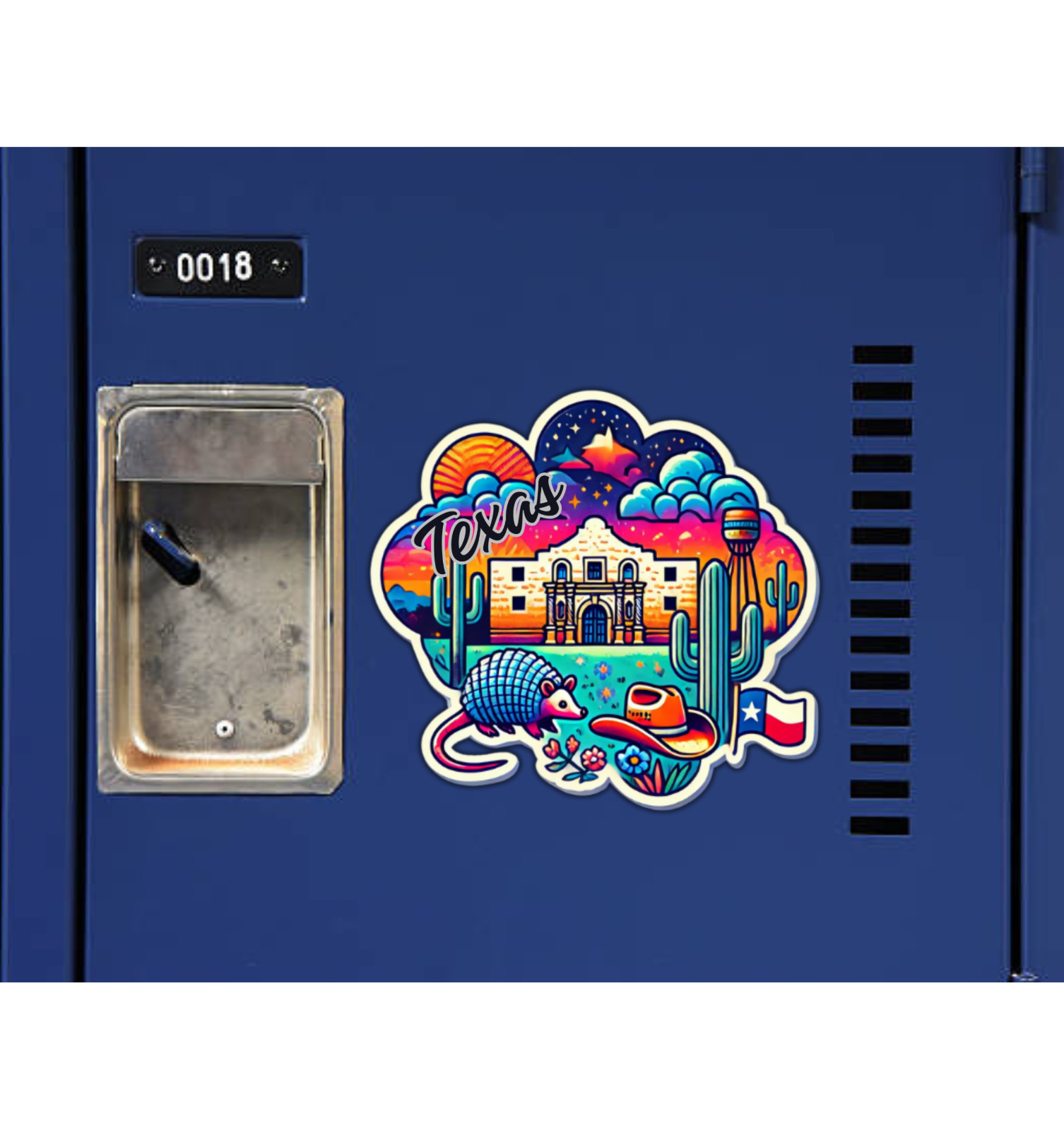 Texas Fridge Magnet or Laptop Sticker