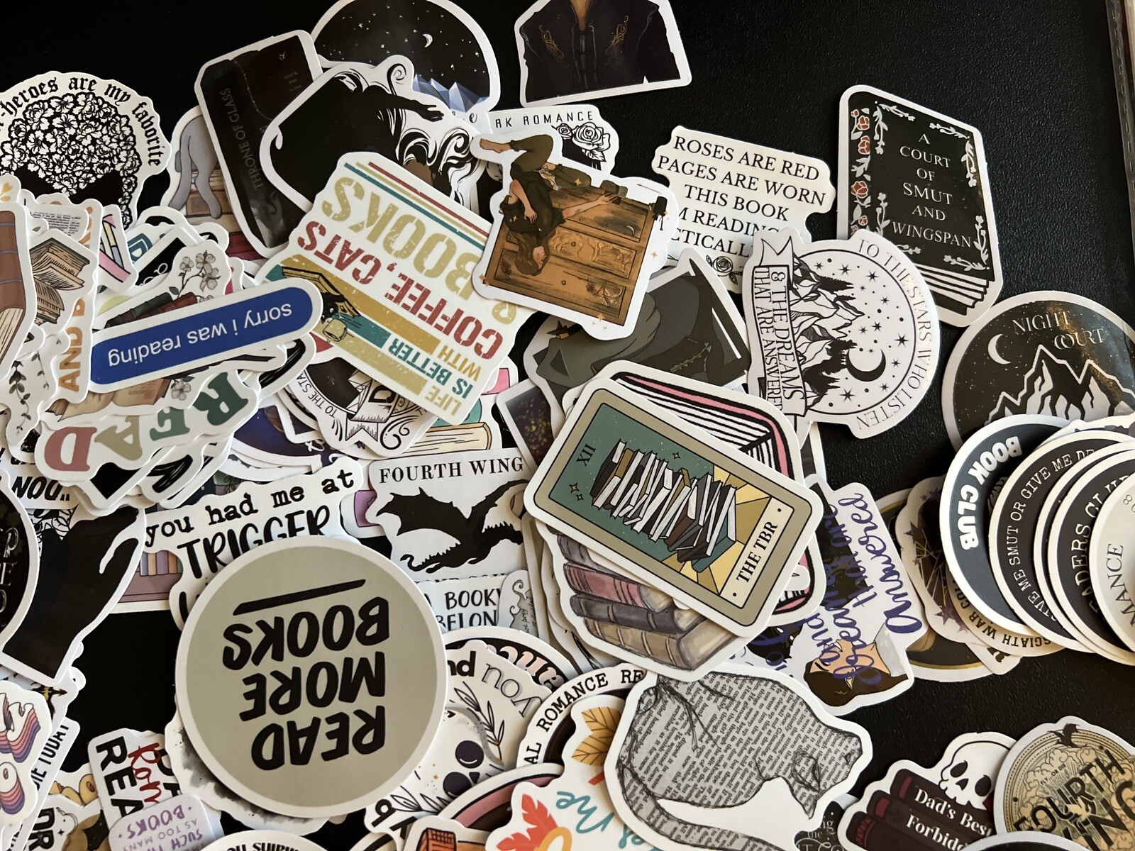 20 Pcs Book Stickers for Kindle Bookish Reading Booktok Stickers Adult Romance