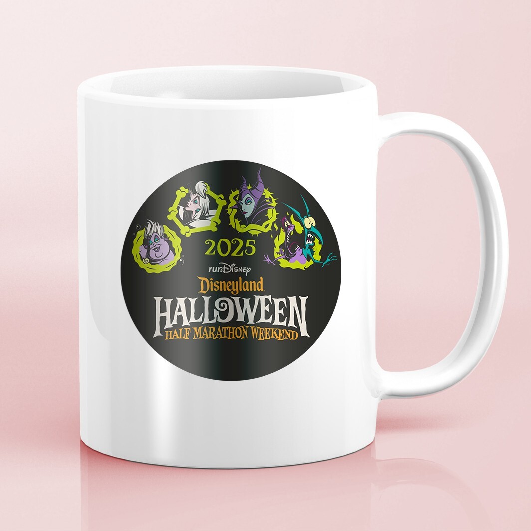 Disneyland Halloween Half Marathon Weekend 2025 Generic Water Bottle Sticker