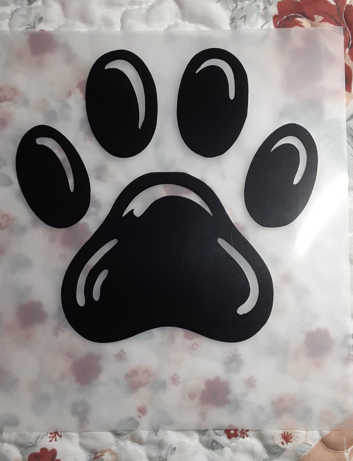 Paw Print Decal 5×5 Choose Color, Car, Home, Crafting