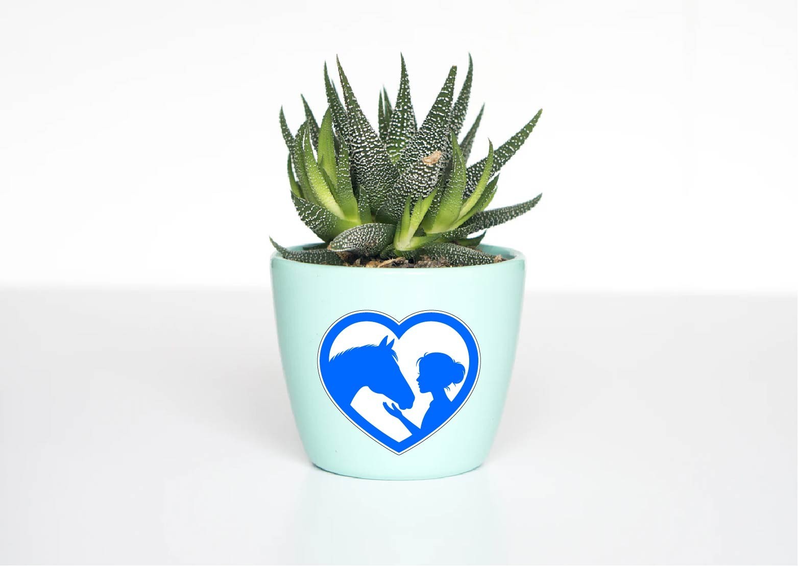 Horse & Girl Heart Decal Sticker Love Cowgirl Trail Show Ride Country Western