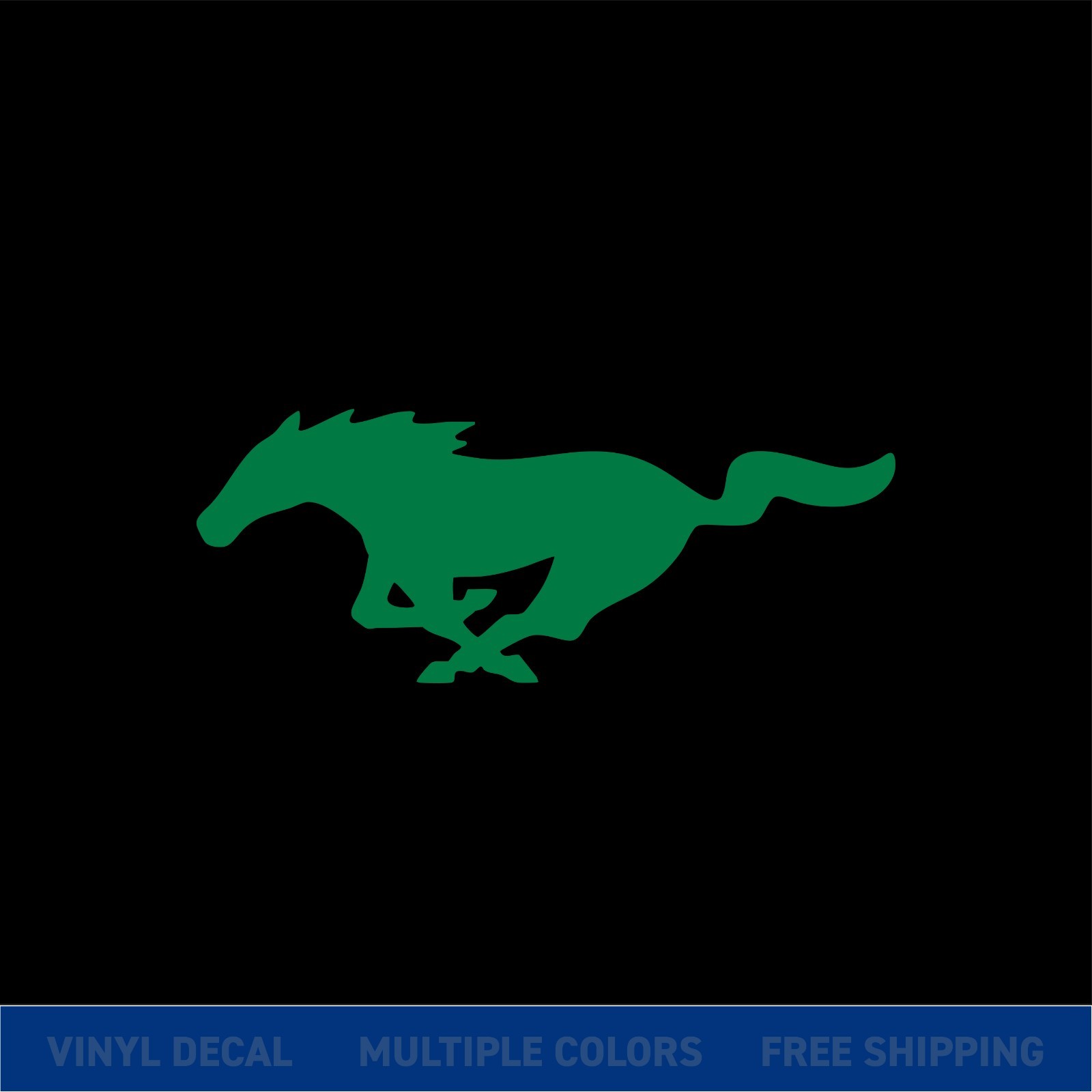 Mustang Horse Logo Decal – Car Truck Window Sticker – Ford Pony Vinyl Graphic