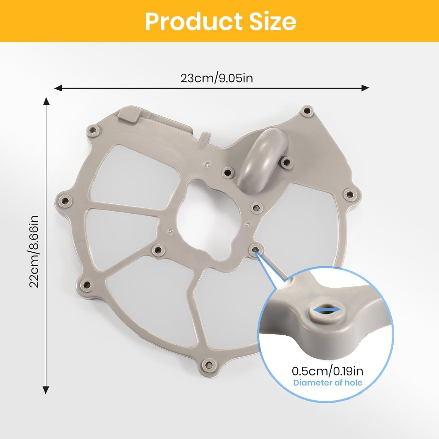 Upgrade DD81-01635A For Samsung Dishwasher Mesh Filter Sump (Hump Gray