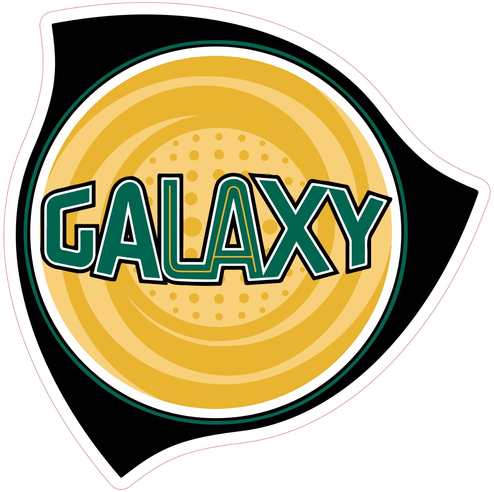 LA Galaxy Old Logo Soccer Vinyl Decal Sticker Car Truck Bumper Laptop Mug Window
