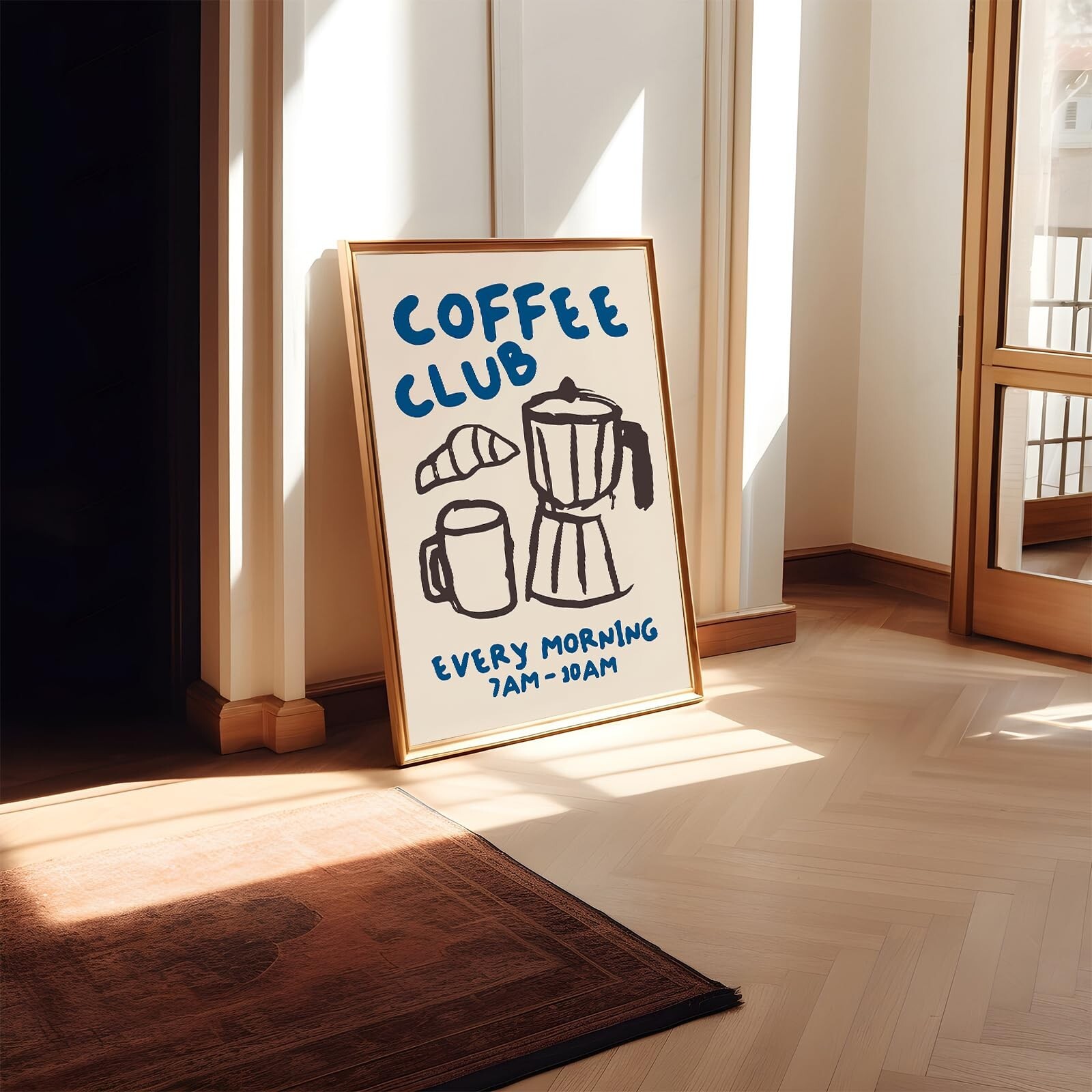 Kitchen Canvas Wall Art – Funky Kitchen Pictures, Vintage Coffee Artwork, Mod…