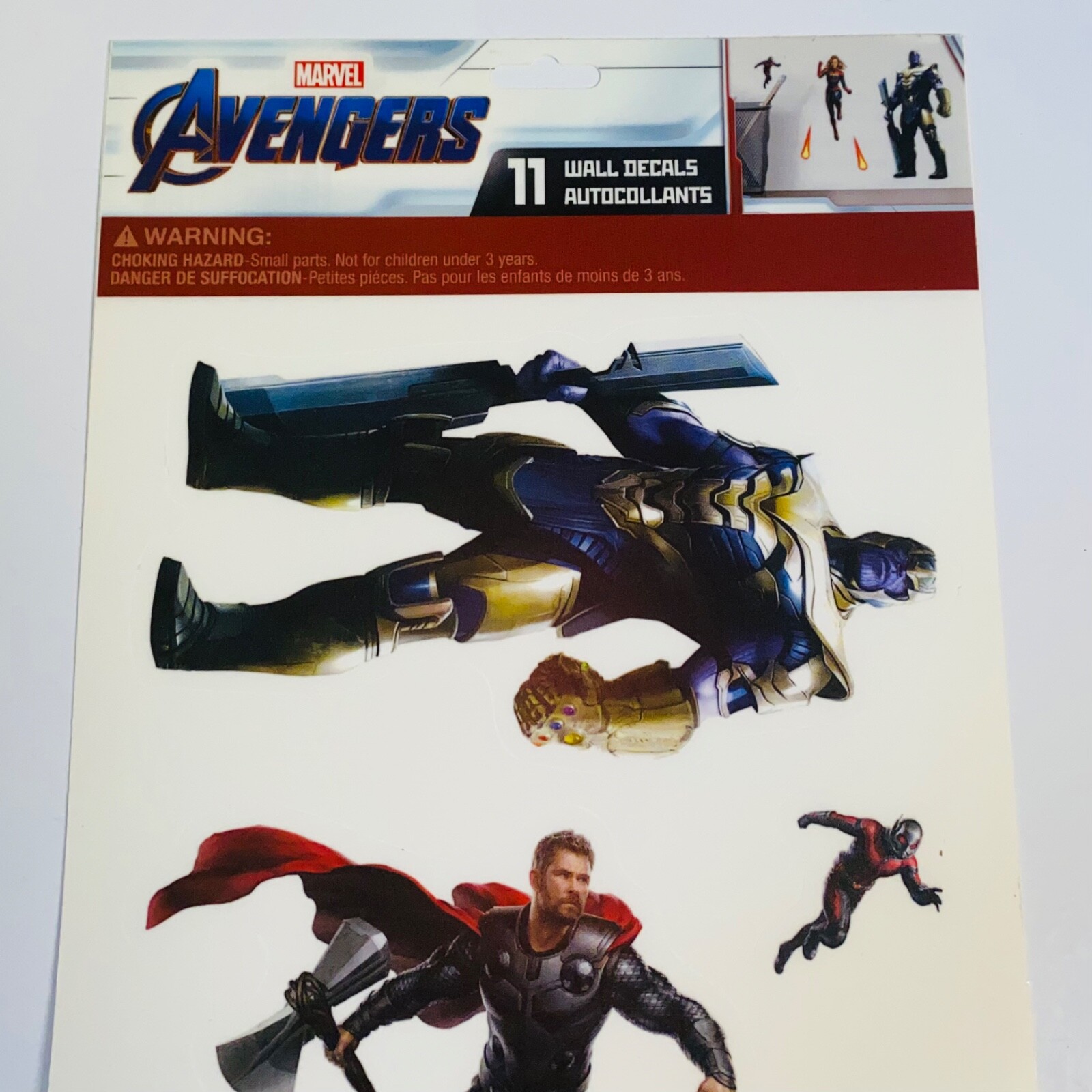 NEW 29 Wall Decals Marvel Super Hero and Transformers LOT 3 Sticker Sheets USA