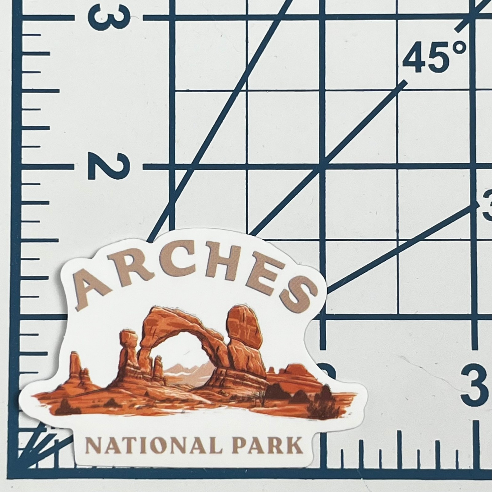 Arches National Park Utah Delicate Arch Vinyl Sticker Souvenir Travel Gift