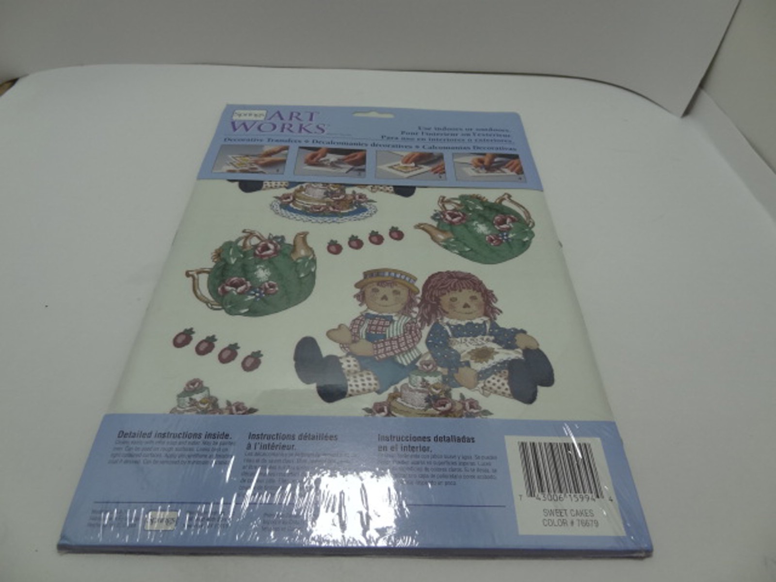 Sweet Cakes #76679 Springs Art Works Decorative Transfers VTG sealed Raggedy
