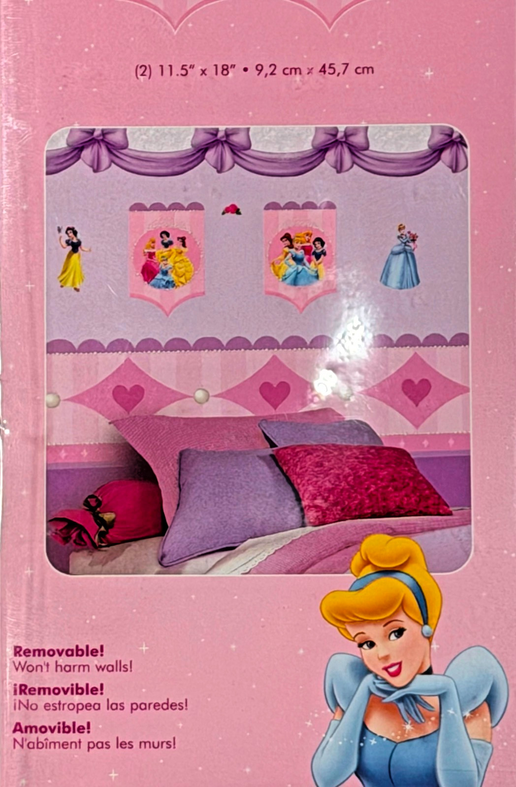 Disney Princess Wall Decal Lot Castle Mural & Wall Art NIP Imperial USA