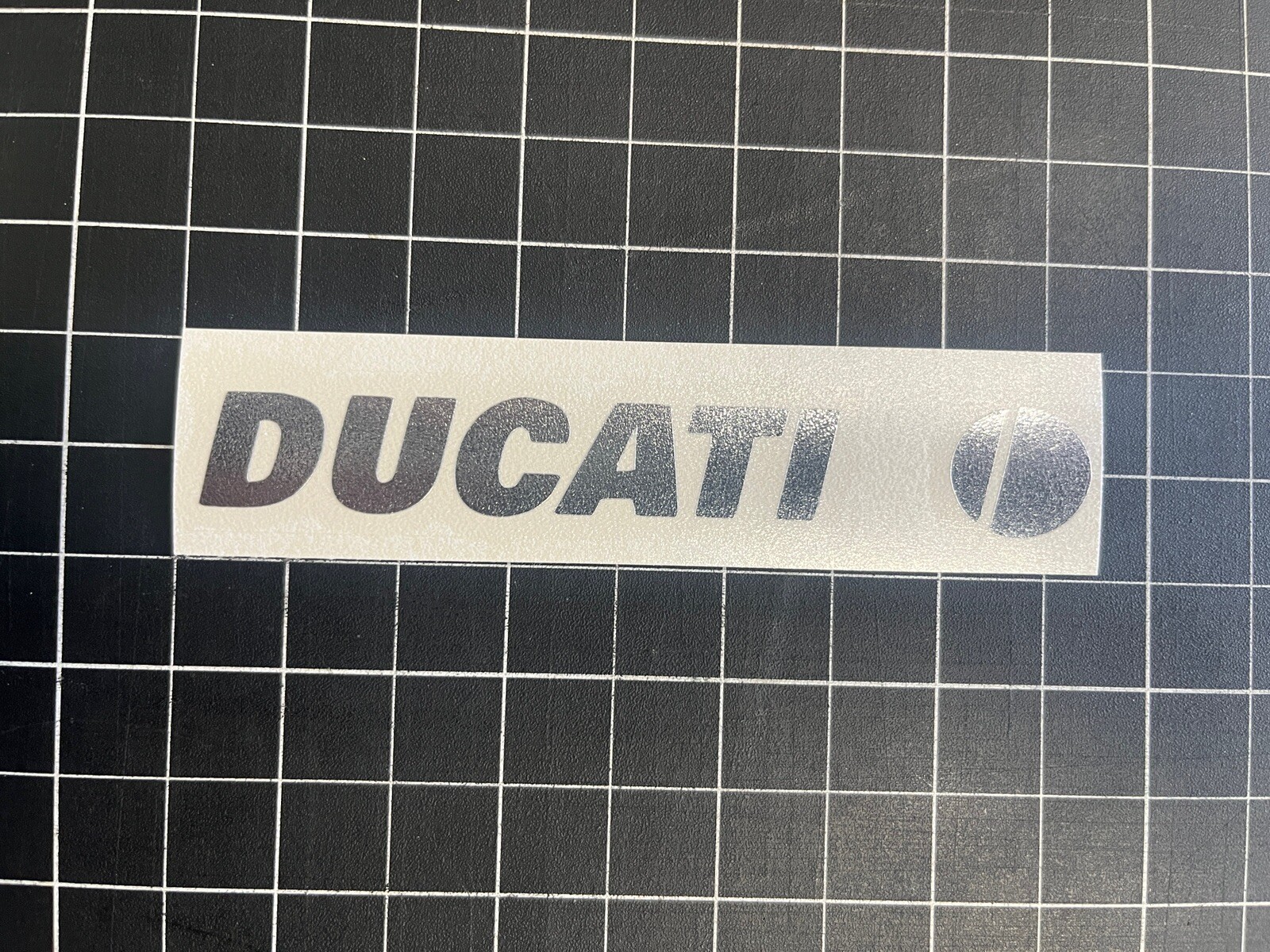 Chrome Ducati LOGO Vinyl Decal Sticker Emblem Car Truck Window 4" 6" 8"