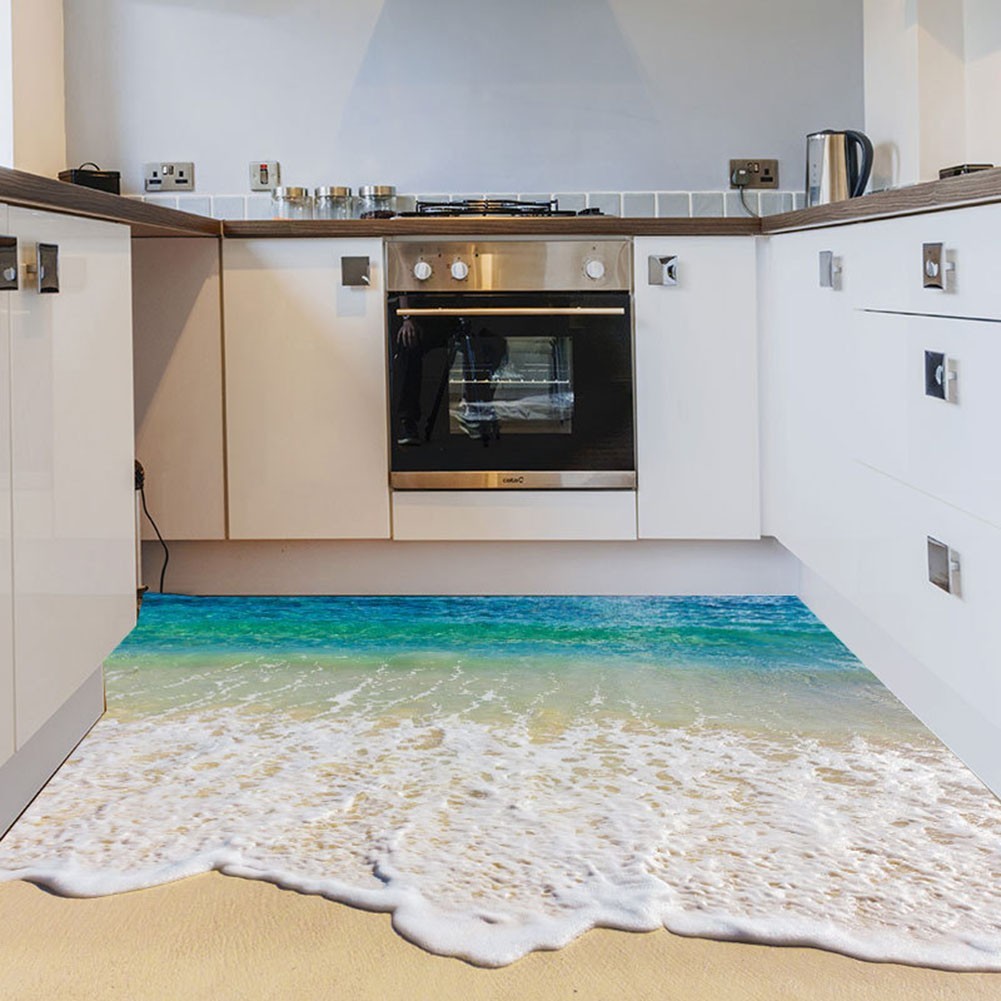 High Quality None Floor Stickers Sticker Sea Stickers 1set 35.43*22.83" 3D