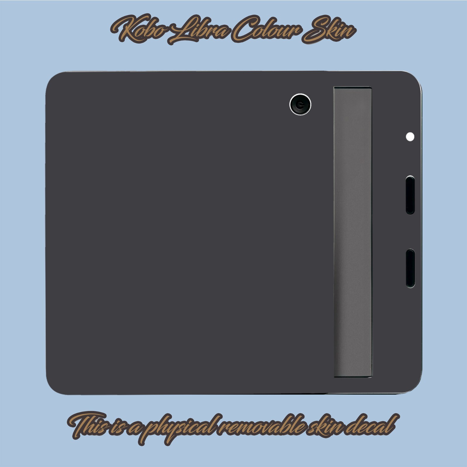 Solid Grey Kobo Skin Decals, Kobo Vinyl Cover, Kobo Decal, Kobo Accessory