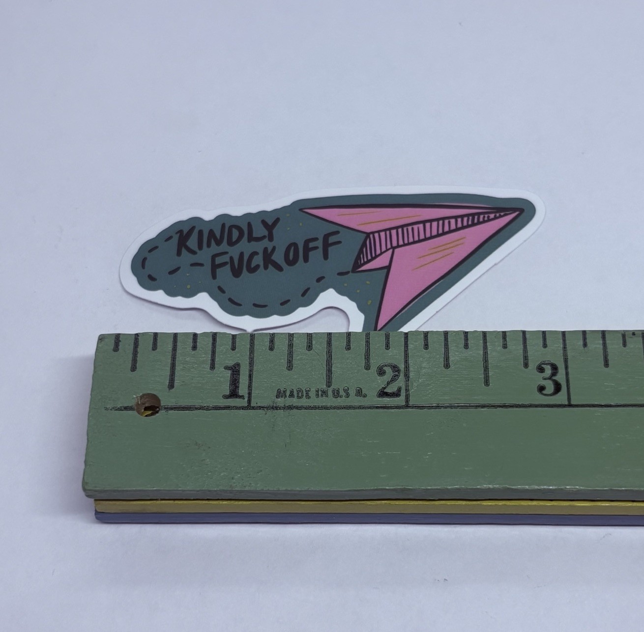 Paper Airplane Sassy Sticker Sarcastic Humor Decal Vinyl Art Decor Tc6
