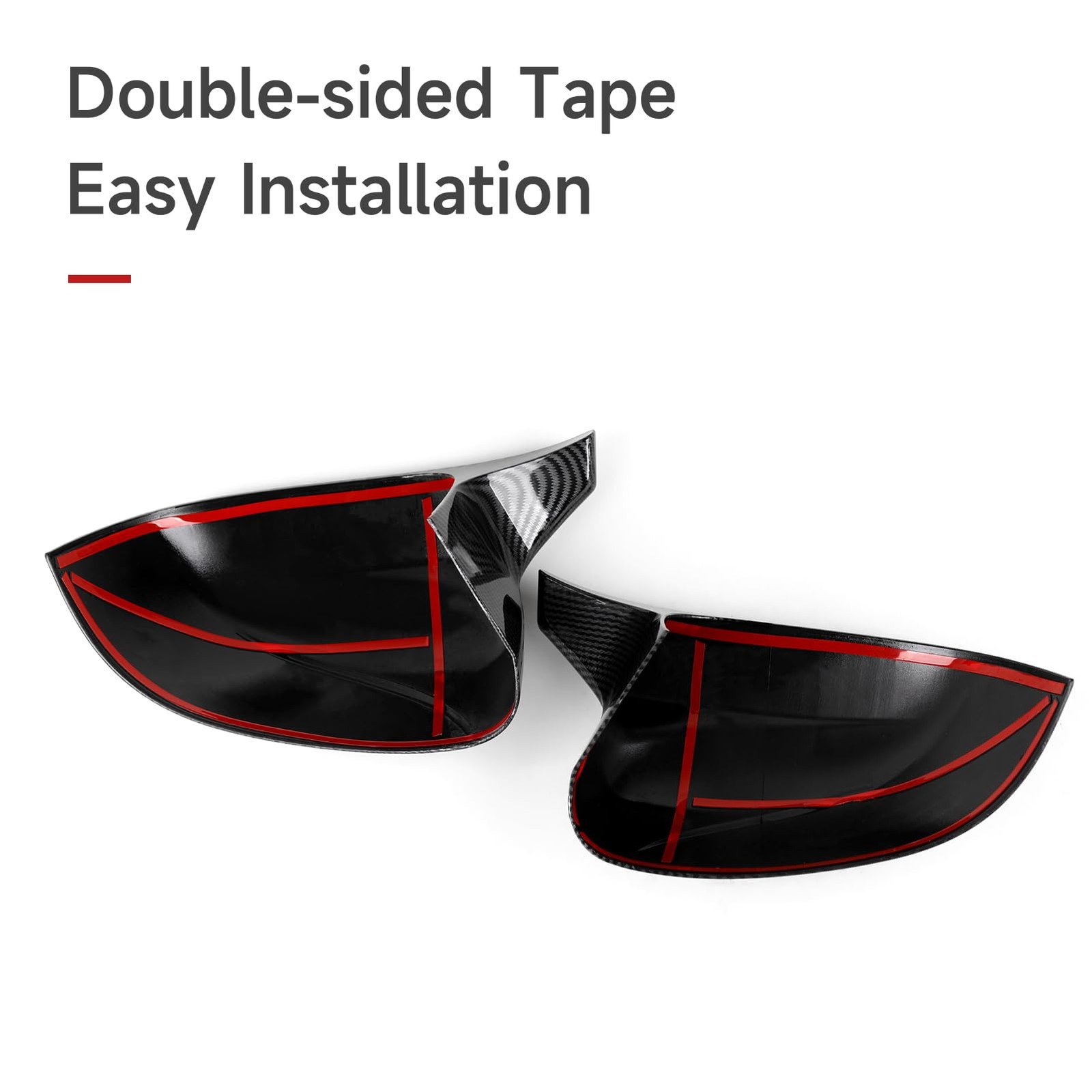 Carbon Fiber Rearview Mirror Cover Trim for BMW X3 X4 X5 X6 X7 Accessories