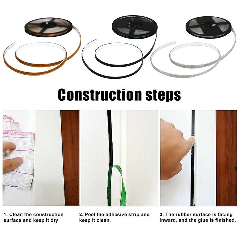 6 Meters/roll Ceramic Tile Tape Self-adhesive Floor Sealing Line Stickers