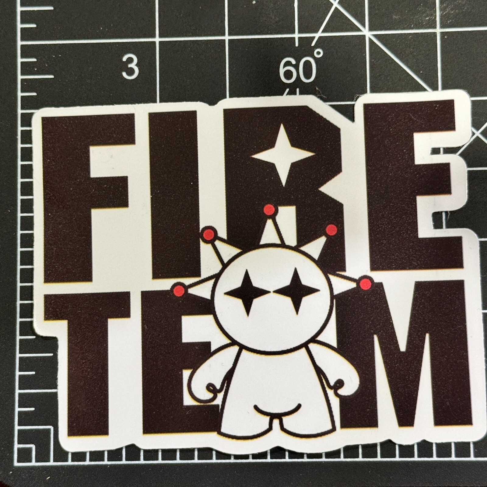 FIRE TEAM Square ROBLOX Gaming Vinyl Decal Sticker Bomb Realistic Roblox Game