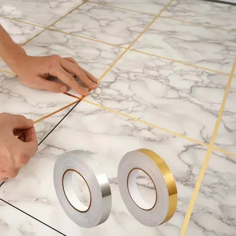 20M Self Adhesive Tile Gap Tape Waterproof Mildewproof Floor Wall Seam Strip
