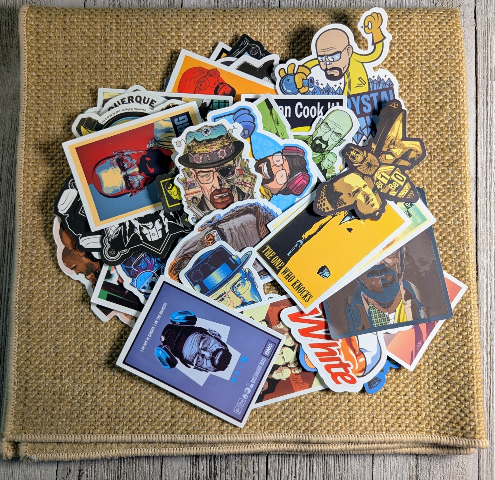 Assorted Breaking Bad Sticker Set 40 Stickers included