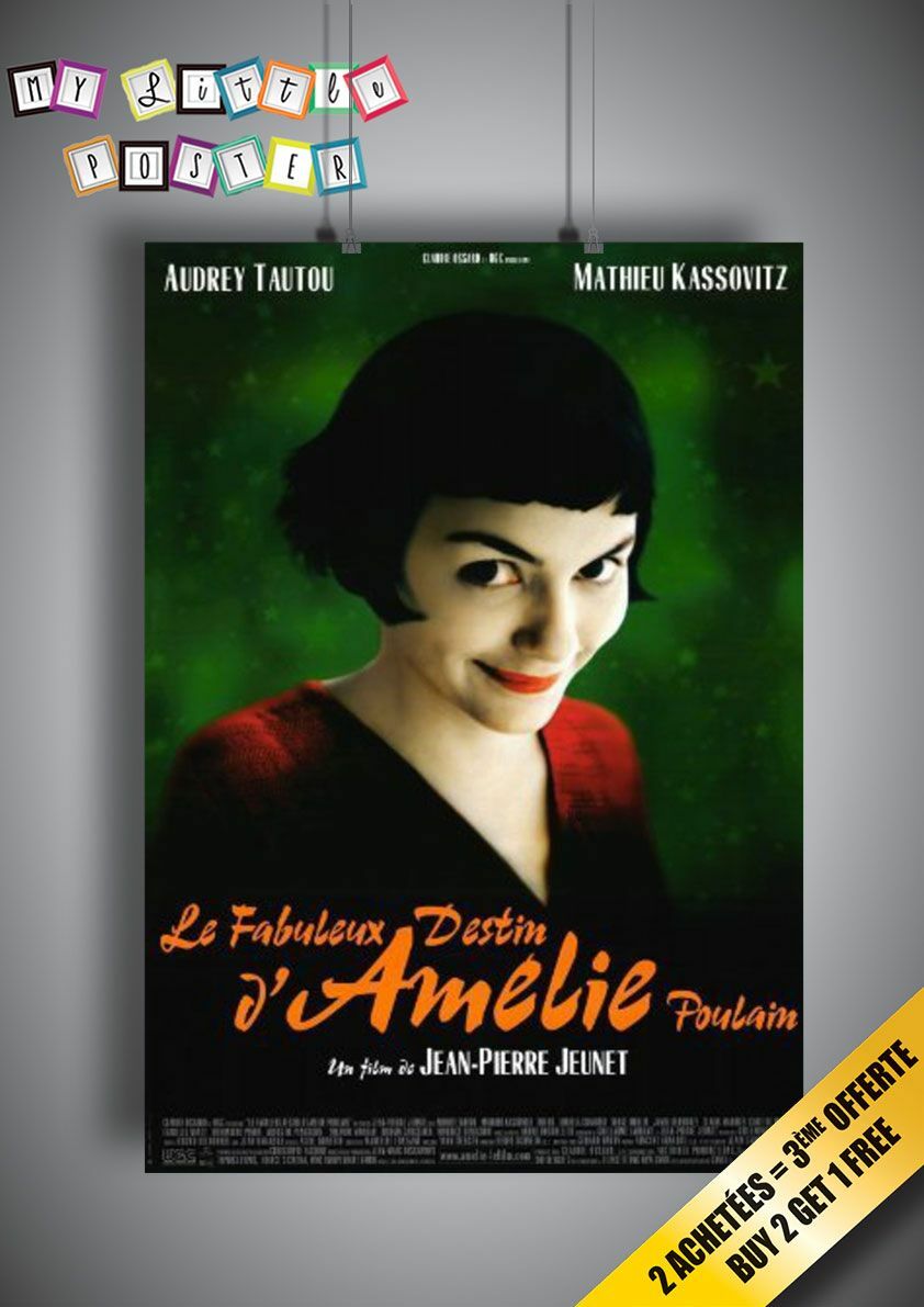 The Fabulous Destiny of Amélie Poulain Classic 2000s Movie Poster