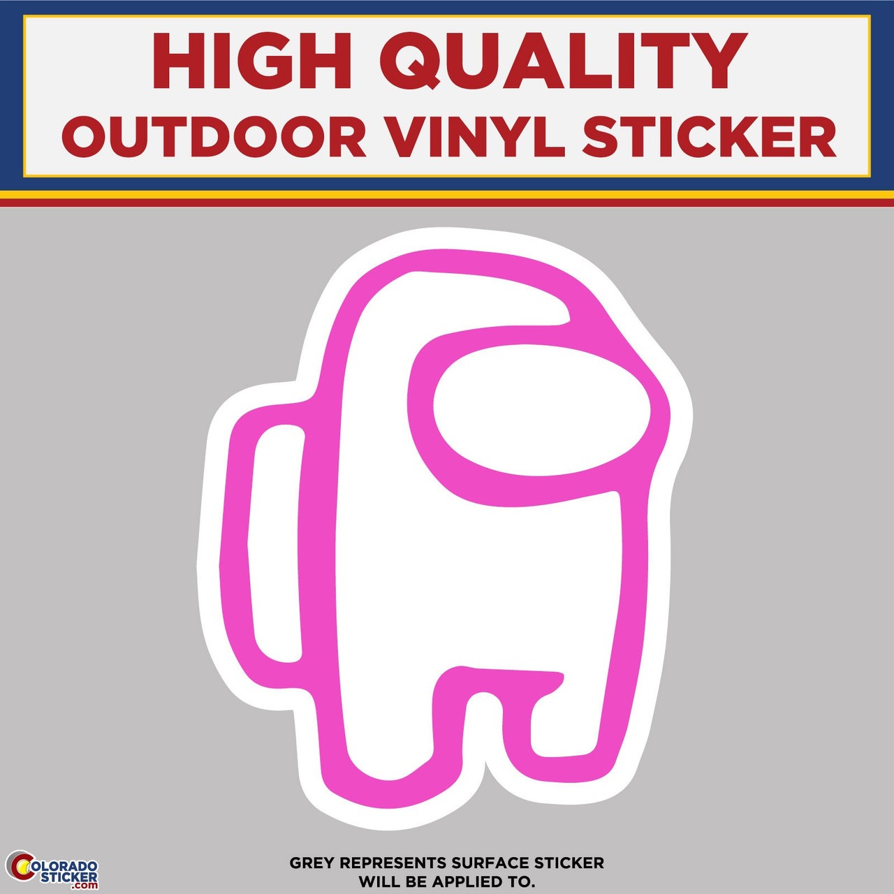 Among Us, High Quality Vinyl Stickers