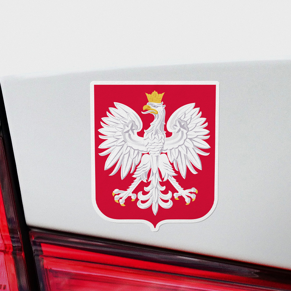 Poland National Football Team 4 Pack Sticker Vinyl Decal Polska PragueWarsaw