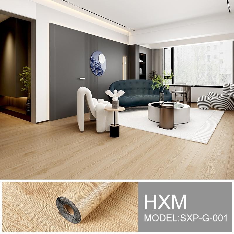 40cm Thicken Wood Grain Pvc Floor Sticker, Waterproof Self-adhesive Home Decor.