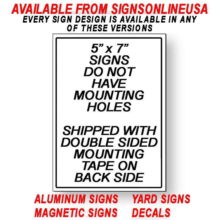 Deliver All Packages Side Door Arrow Left Metal Sign / Magnetic Sign /Decal /
