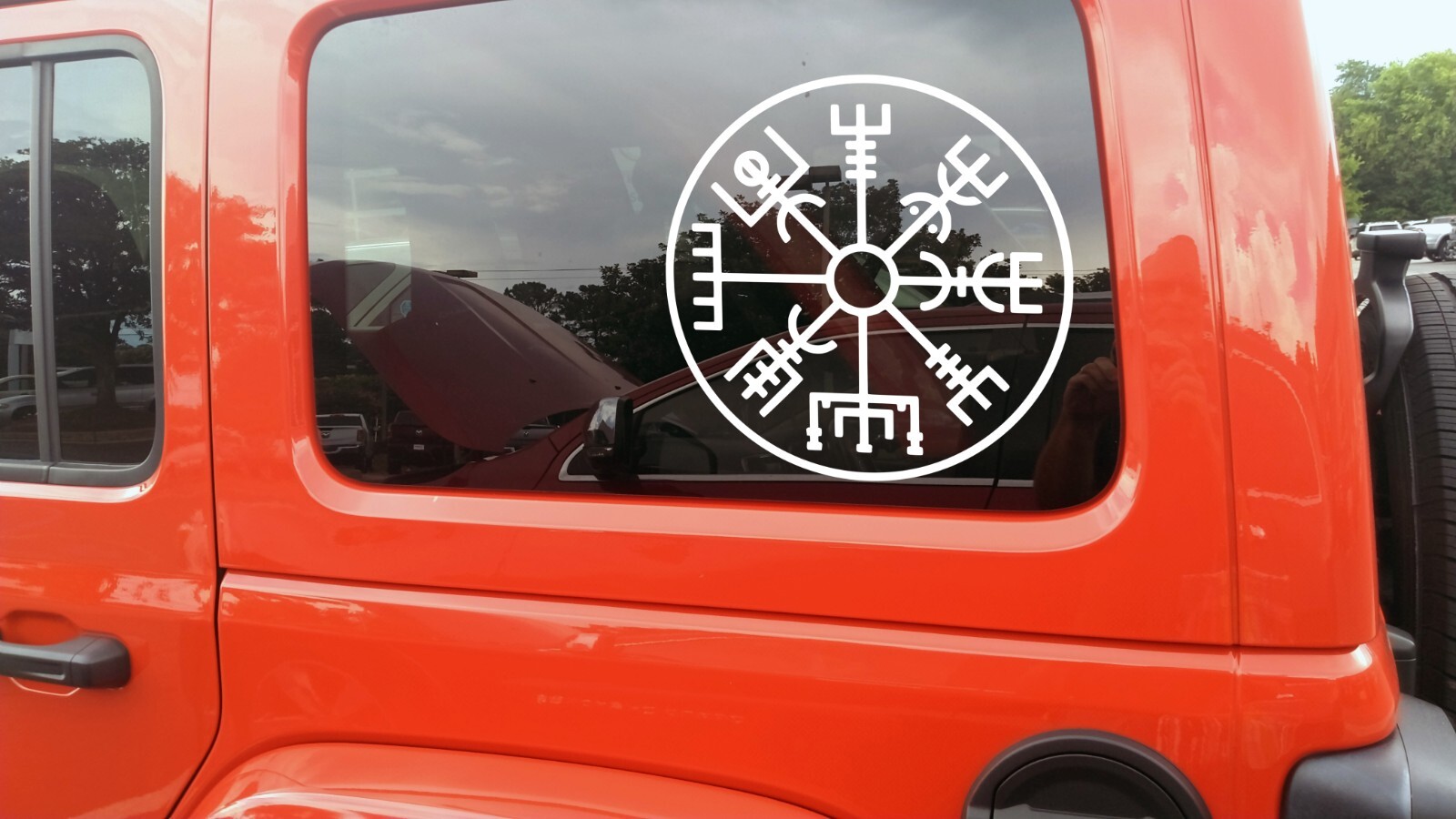 Viking Compass V14 Vinly Decal – Vegvisir Nordic Norse Valhalla Die Cut Sticker