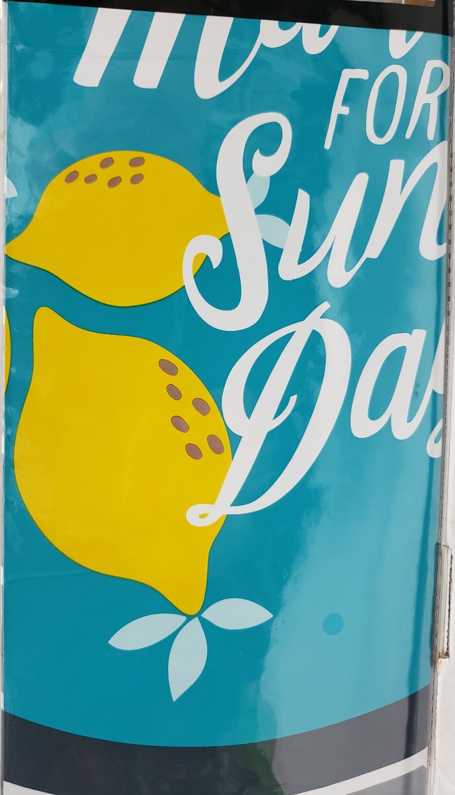 STOVE BACKSPLASH STICKER/WALL DECAL(30"x18")FRUITS,LEMONS,MADE FOR SUNNY DAYS,GR