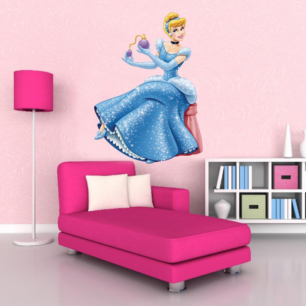 Cinderella Disney Princess Wall Sticker Decal Decor Art Mural Cut Out Kids FS