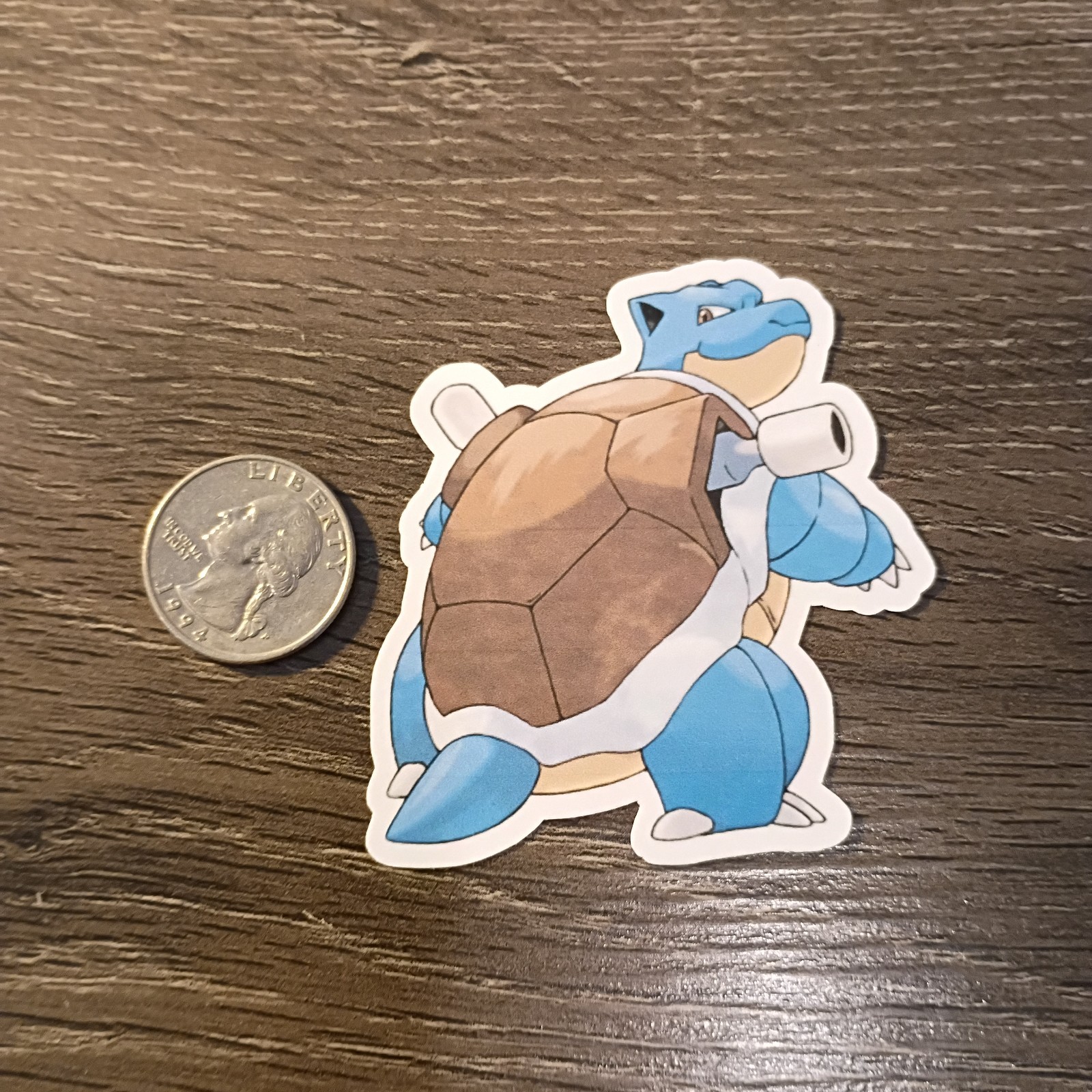 Gen 1 & 3 Blastoise Stickers – Lot of 3 – Vinyl, Waterproof, Die-cut – Original