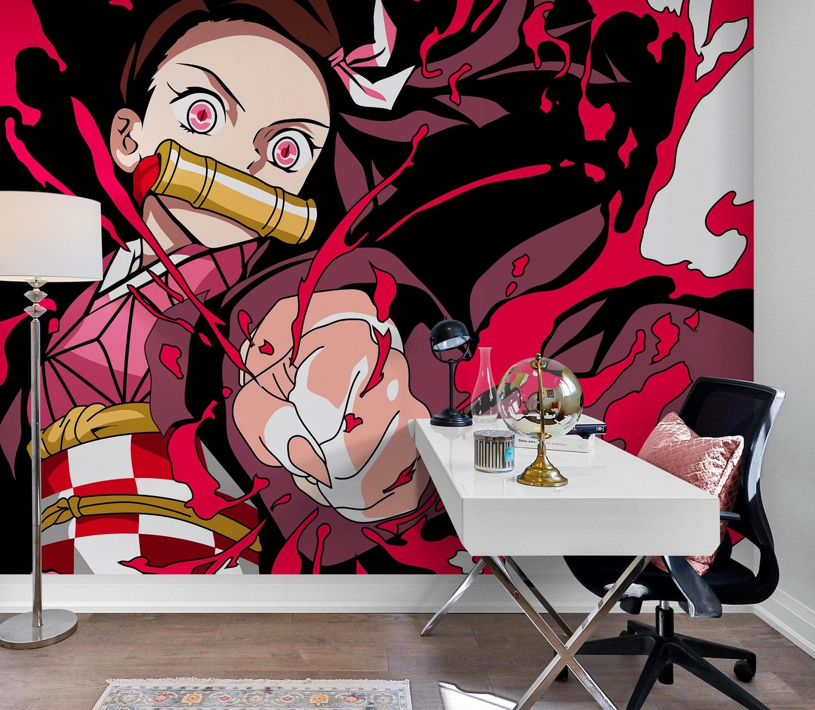 Slayer Gang of Demons Wallpaper Peel and Stick Wall Mural. Nezuko Kamado #A1015
