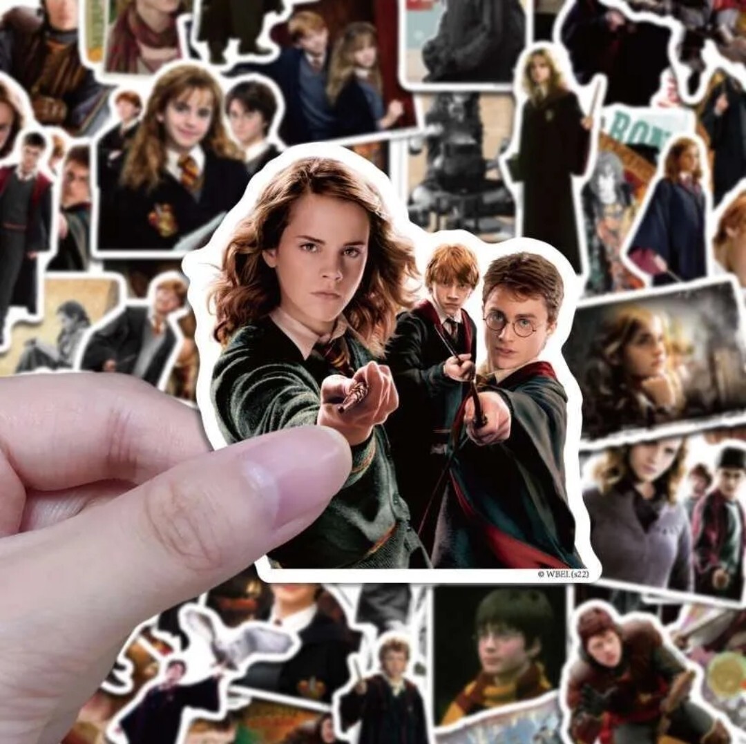 10 PCS Harry Potter Series Characters Harry Ron Hermione Stickers BRAND NEW