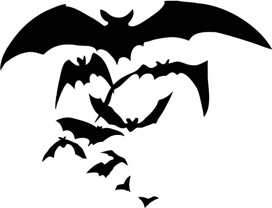 Bat Sticker Halloween Scary Horror Boo Car Window VINYL DECAL GOTH Vampire BATS