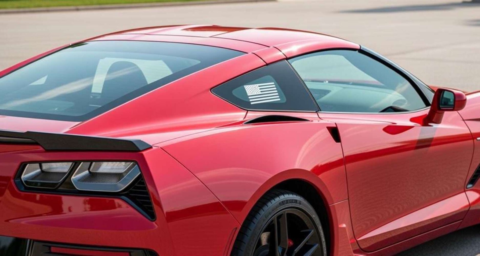 2 American Flag Vinyl Decal – USA Sticker