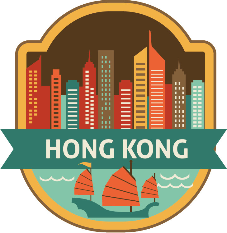 China Hong Kong Car Bumper Sticker Decal