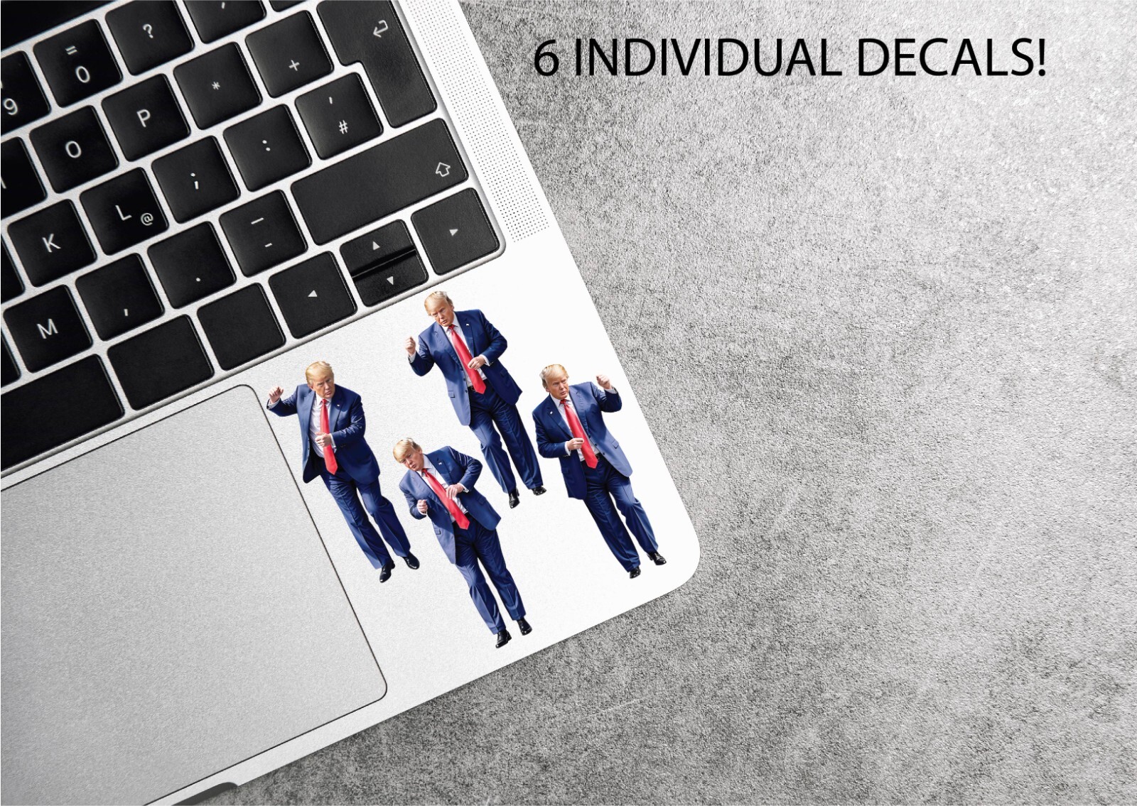 Trump Dancing Decal Sticker Set of6 MAGA Dance Victory Funny Political Gift 2024