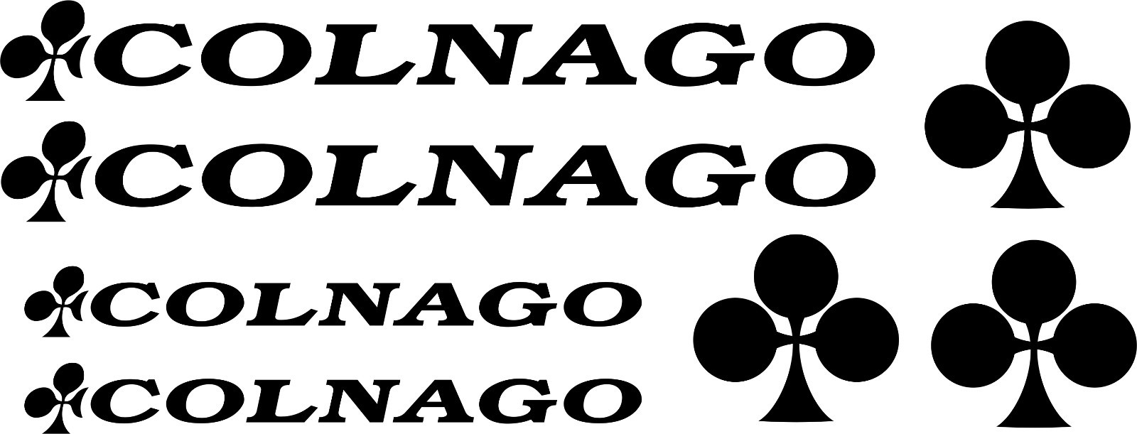 7 Colnago Die Cut Decal Stickers Bicycle Kit MADE IN USA