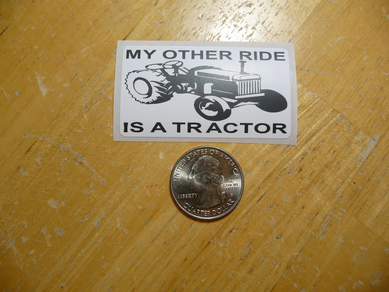 MY OTHER RIDE IS A TRACTOR STICKER DECAL 1 – 50 BULK PACK FUNNY FARM RANCH