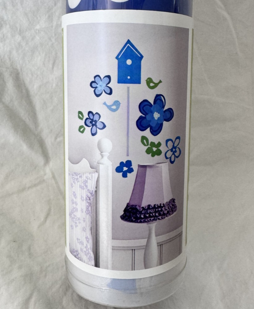 Circo Birdhouse and Floral Wall Decals NIP