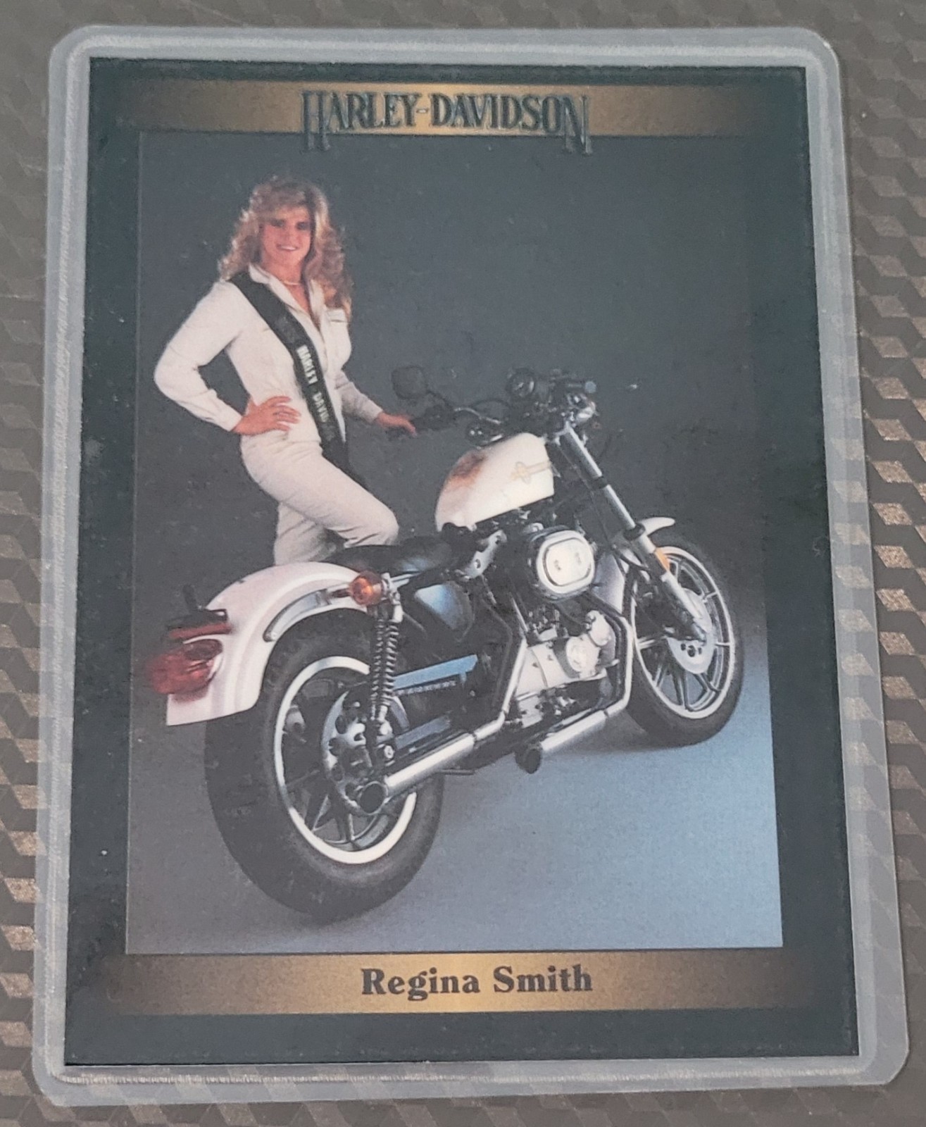 Harley Davidson Vintage Collectible Card Fridge/Locker/Cabinet Laminated Magnets