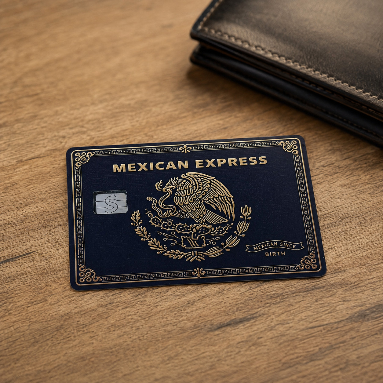 Mexican Express Credit Debit Card Skin Cover l Sticker Chip Funny Decal l 2pcs