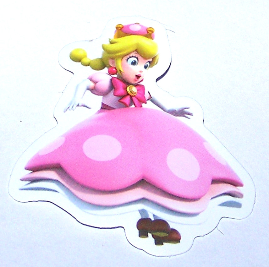 Super Mario Bros. Cut Sticker Decal Movie Nintendo Video Game Princess Sticker