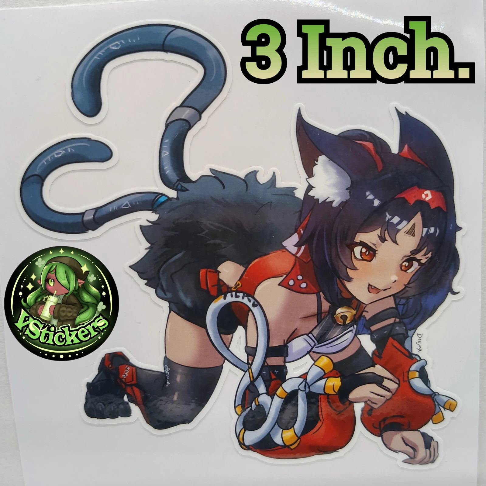 [Zenless Zone Zero][3 Inches] Nekomiya Fan Art Water-Resistant Sticker!