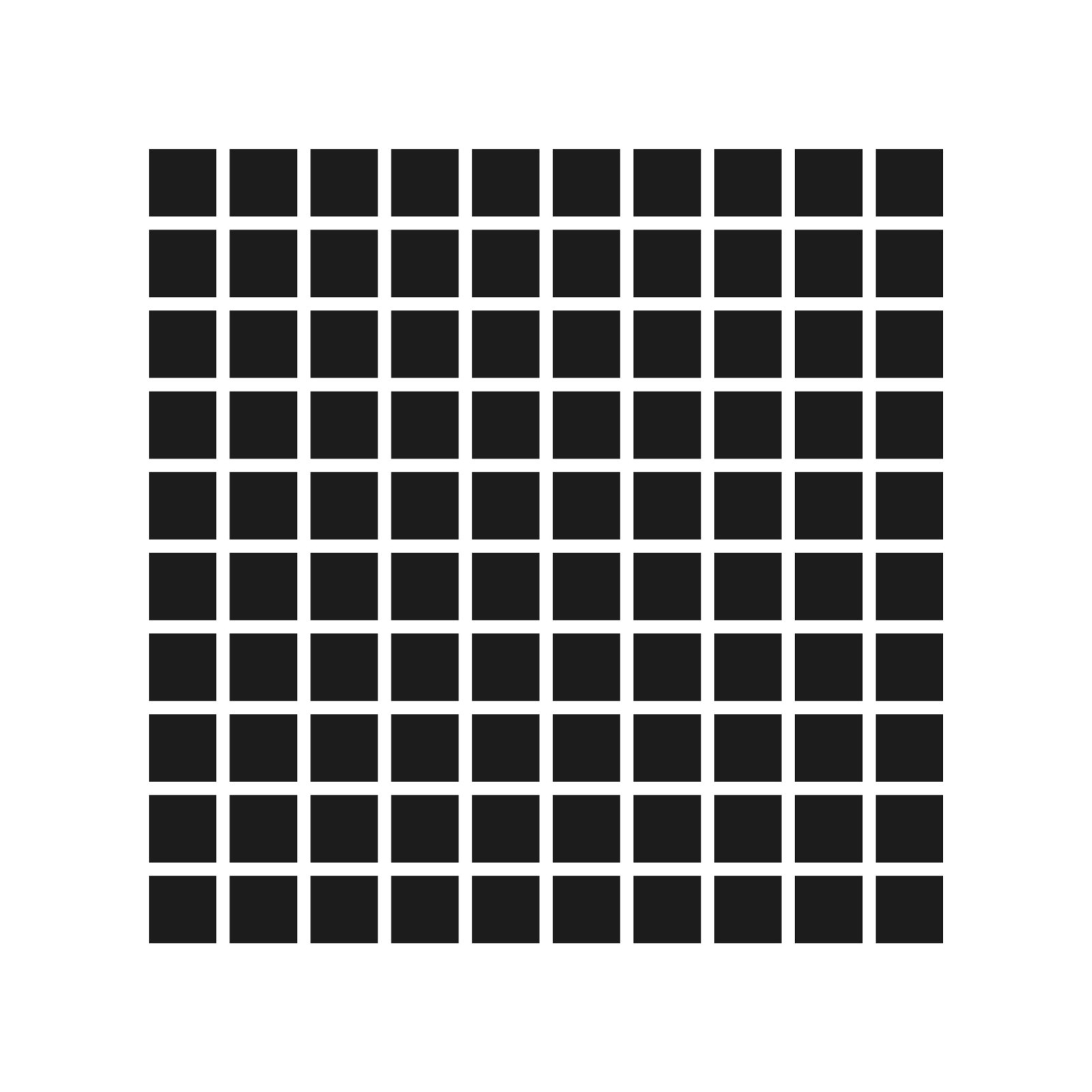 Grid of 100 squares pattern Vinyl Decal Car Laptop cirlce Sticker