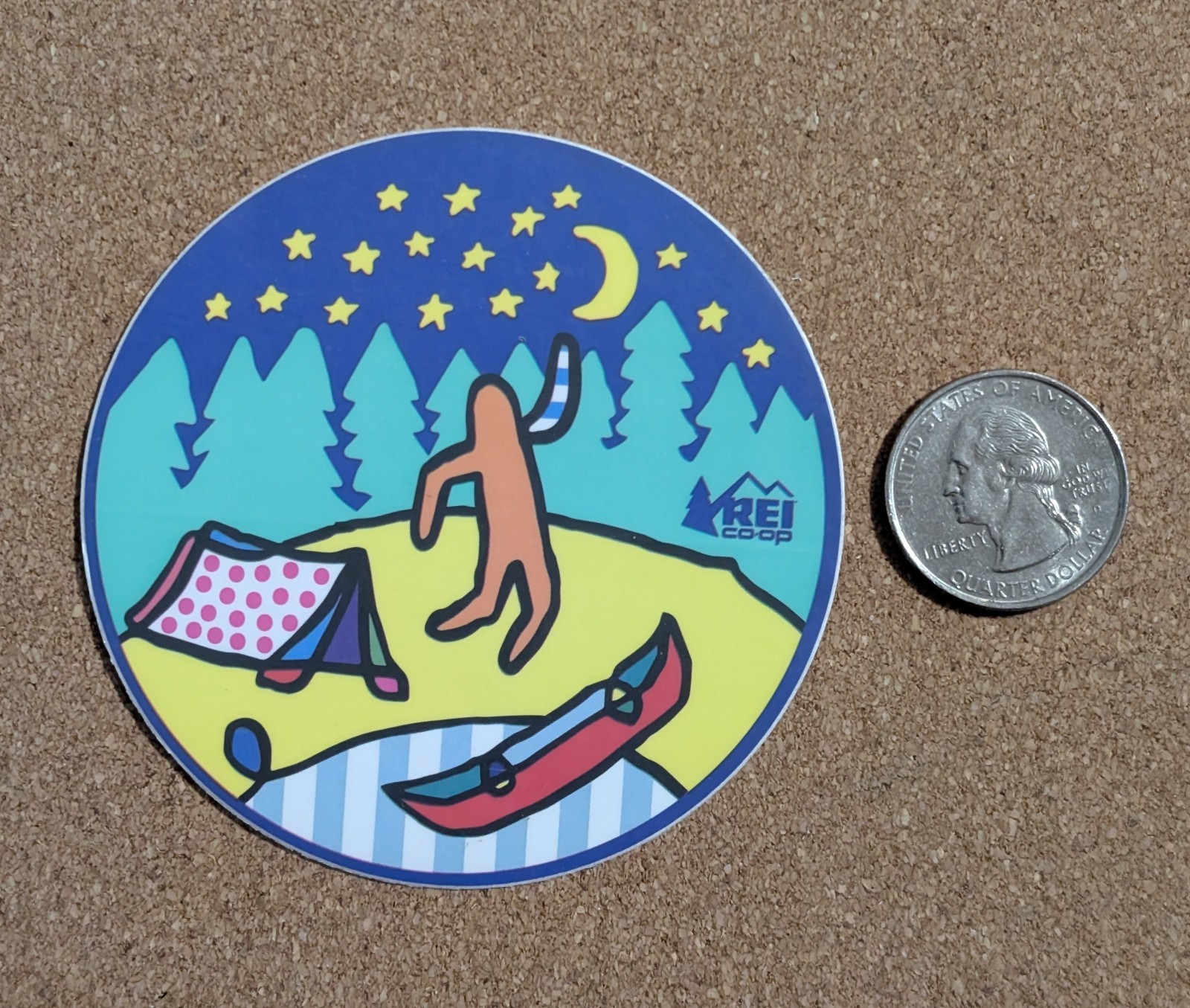 REI Co-op Member Made #4 Sticker – Limited Edition – Outdoor Camping Lifestyle