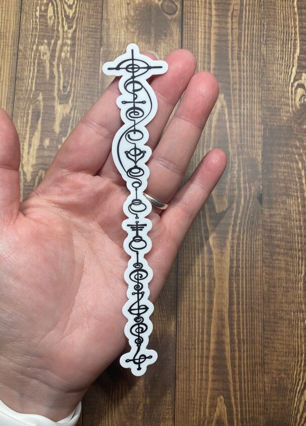 Star Trek Vinyl Sticker Live Long And Prosper Vulcan Calligraphy – 1.13×6"