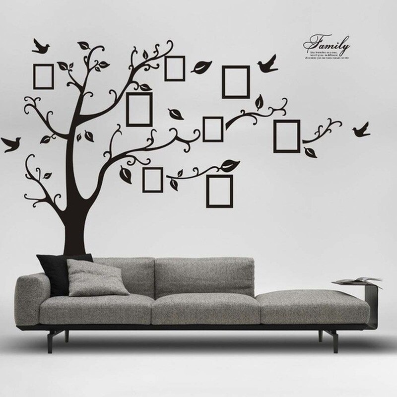 Removable Family Tree Decal Mural Stickers DIY Art-Vinyl Sticker Wall Art Decor