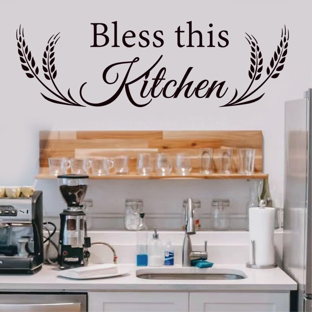 3 Set Kitchen Wall Decals Vinyl Wall Sticker Peel & Sticker Wall Decor Dining